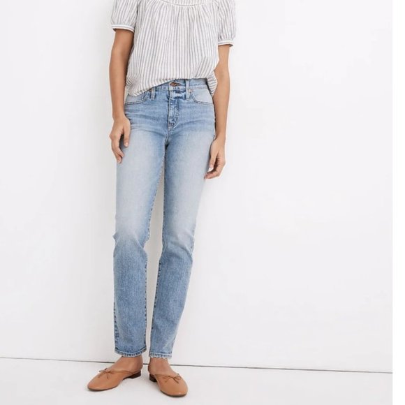 Madewell Tomboy Straight Jeans in Glover Wash - Size 25 - Picture 1 of 5